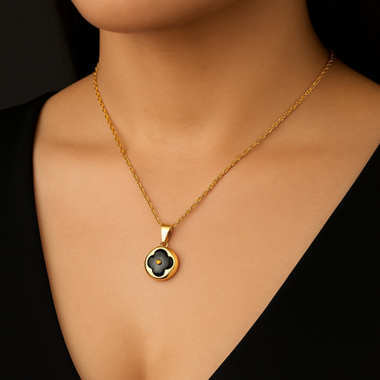 Starlit Shell Pearl Necklace