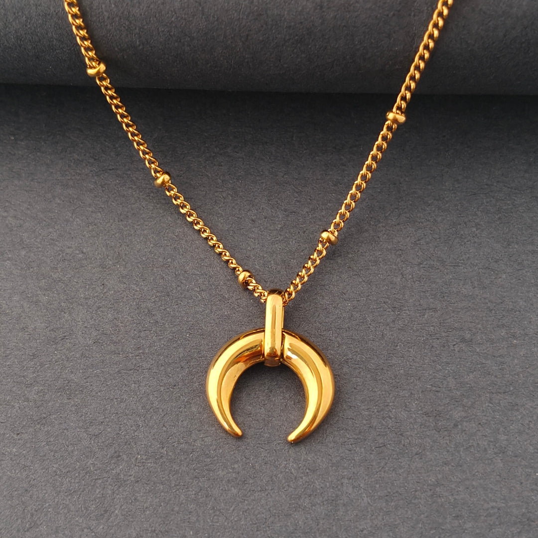 Lunar Crescent Necklace