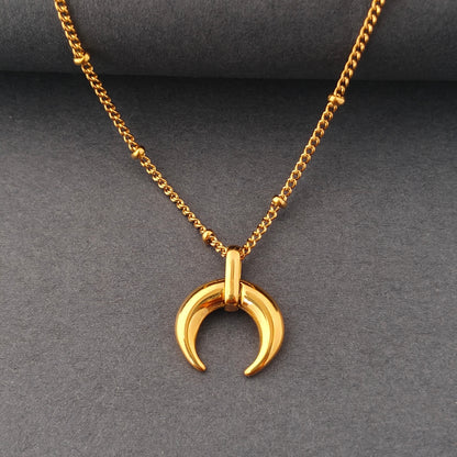 Lunar Crescent Necklace