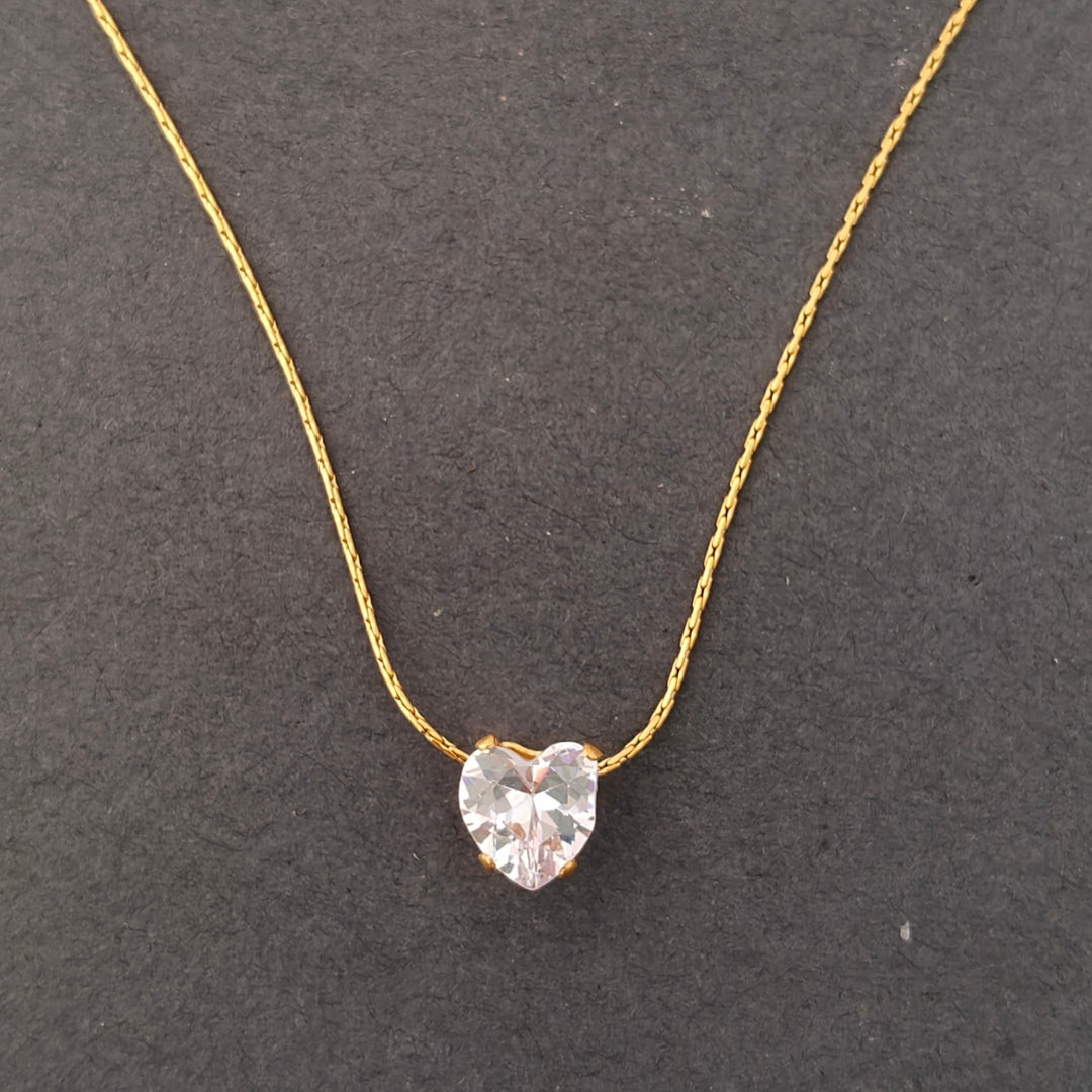 Black Blossom Charm Necklace