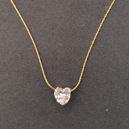 Black Blossom Charm Necklace
