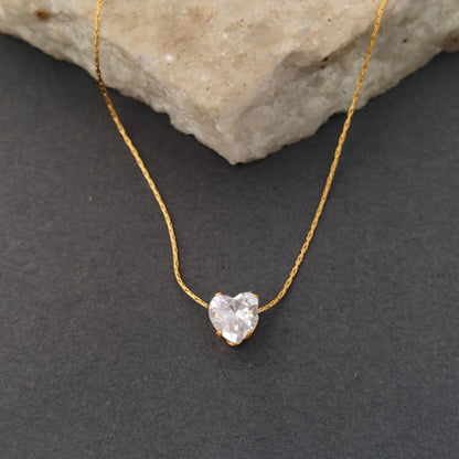 Black Blossom Charm Necklace