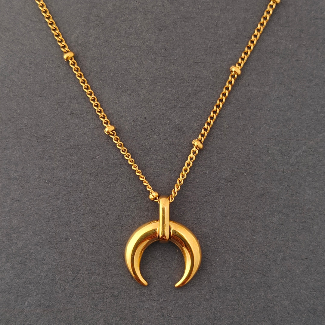 Lunar Crescent Necklace