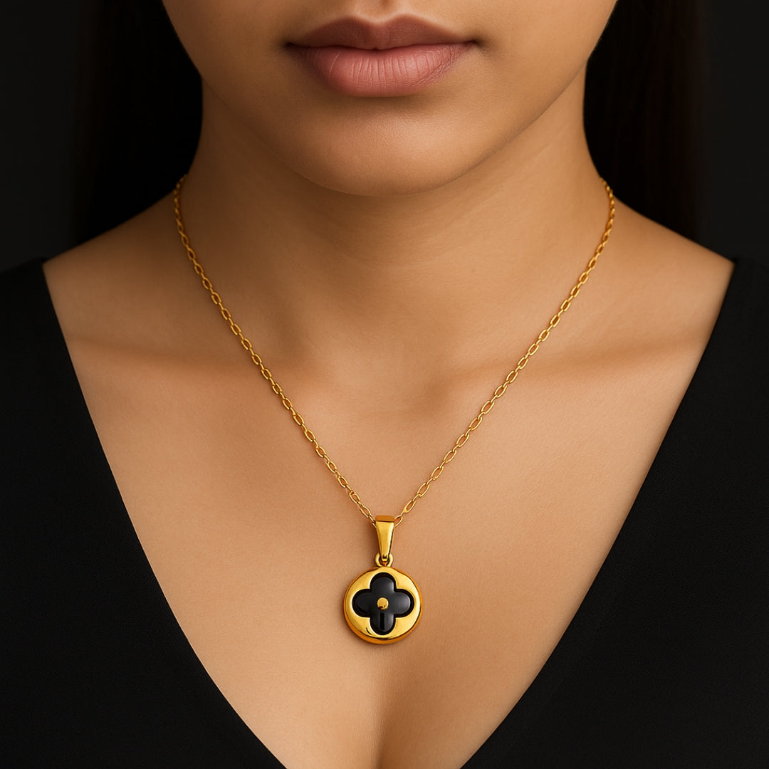Starlit Shell Pearl Necklace