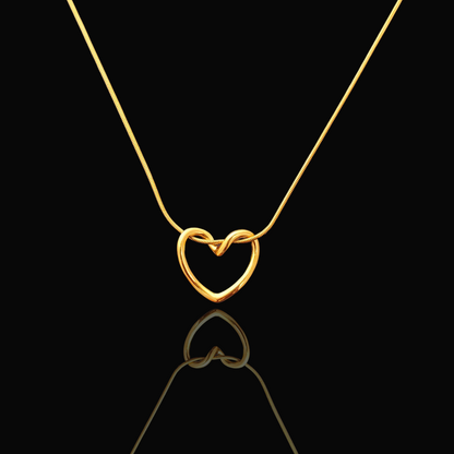 Eternal Bond Heart Pendant – A Touch of Forever 💛
