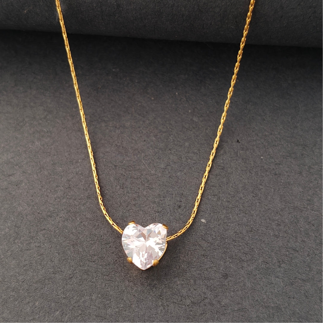 Black Blossom Charm Necklace